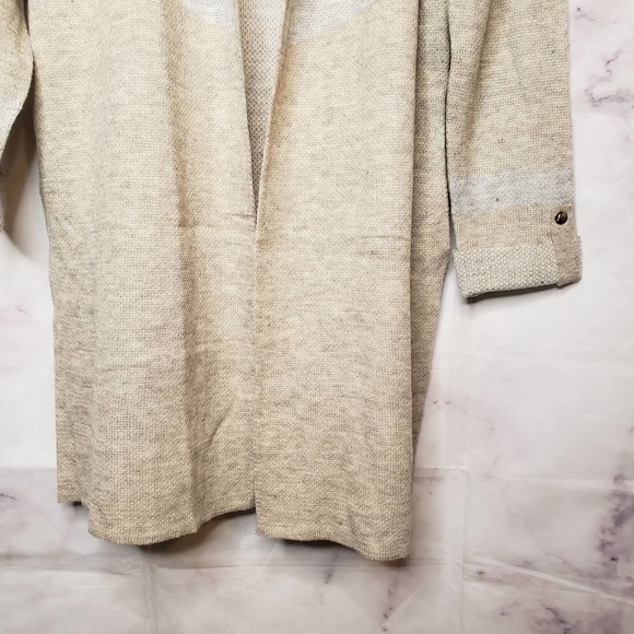 ADRIENNE VITTADINI color black knit open cardigan sweater XL - Picture 2 of 11